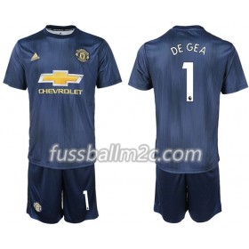 Fußballtrikots Manchester United DE GEA 1 Kinder Ausweich Trikotsatz 2018-2019